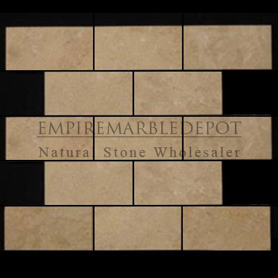 Crema Marfil Marble 3x6 Marble Subway Tile Polished Crema Marfil Marble 3x6 Marble Subway Tile Polished