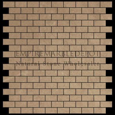 Crema Marfil Marble Herringbone Mosaic Tile Polished